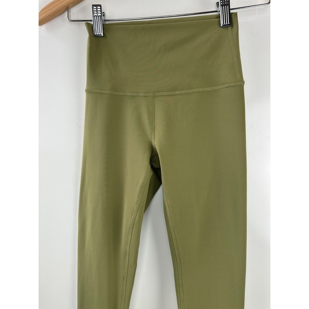 Lululemon Wunder Under High Rise Tight Full on Luxtreme Bronze Green Size 2 - Picture 5 of 9